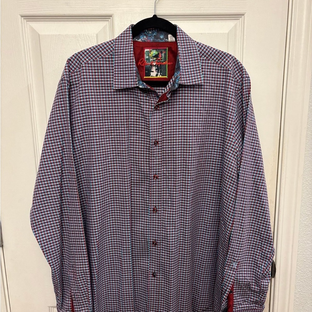 Robert Graham Button Down Shirt Size XL - Picture 2 of 8